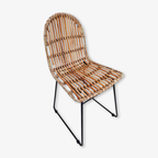 2er-Set Rattanstuhl 50x84x60cm