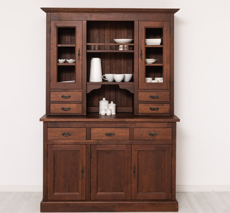 Büffet Braun 138x197x50 cm Kiefernholz massiv