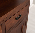 Büffet Braun 138x197x50 cm Kiefernholz massiv