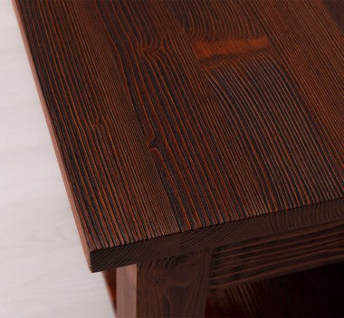 Konsole mit 3 Schubladen und 2 Böden 145x89x45 cm Kiefernholz massiv