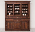 Büffet Kolonialstil Braun 199x225x48 cm Kiefernholz massiv