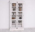 Schrank Regal Vitrine 109x210x40 cm Kiefernholz massiv