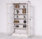 Schrank Regal Vitrine 109x210x40 cm Kiefernholz massiv
