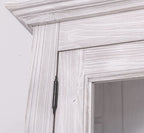 Schrank Regal Vitrine 109x210x40 cm Kiefernholz massiv