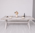 Esstisch 210x78x90 cm Kiefernholz massiv