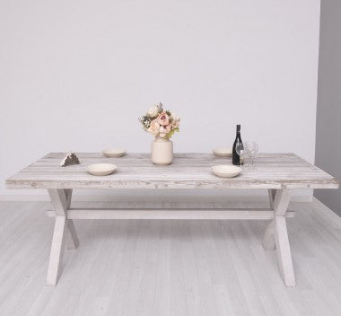 Esstisch 210x78x90 cm Kiefernholz massiv