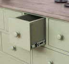 Landhausmöbel Sideboard Salbei Grün 120x95x48 cm Kiefernholz massiv