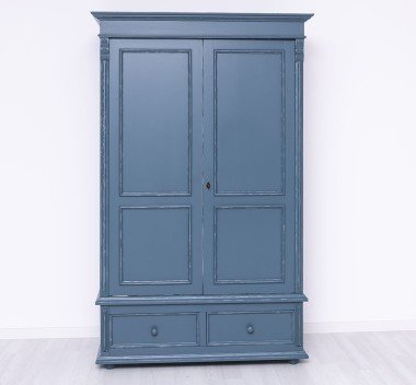 Schrank Kleiderschrank 128x206x62 cm Kiefernholz massiv