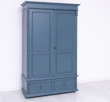 Schrank Kleiderschrank 128x206x62 cm Kiefernholz massiv