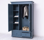Schrank Kleiderschrank 128x206x62 cm Kiefernholz massiv