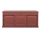 Sideboard Bordeaux Landhausmöbel Kiefernholz Massiv 196x86x53 cm