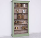 Landhausstil Bücherregal Vitrine 300x228x50 cm Kiefernholz massiv