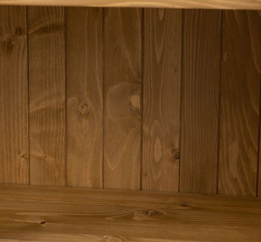 Landhaus Schrank Weiß Natur 110x210x39 cm Kiefernholz massiv