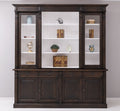 Landhaus Büffet Braun 223x240x51 cm Kiefernholz massiv