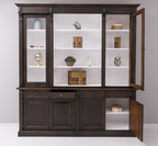 Landhaus Büffet Braun 223x240x51 cm Kiefernholz massiv