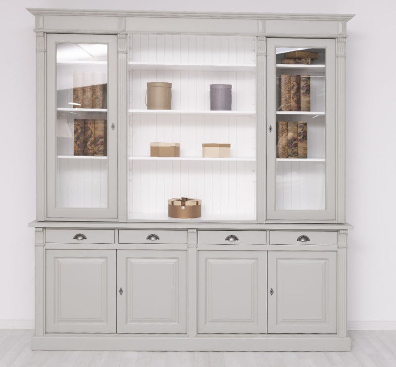Landhaus Büffet 223x240x51 cm Kiefernholz massiv