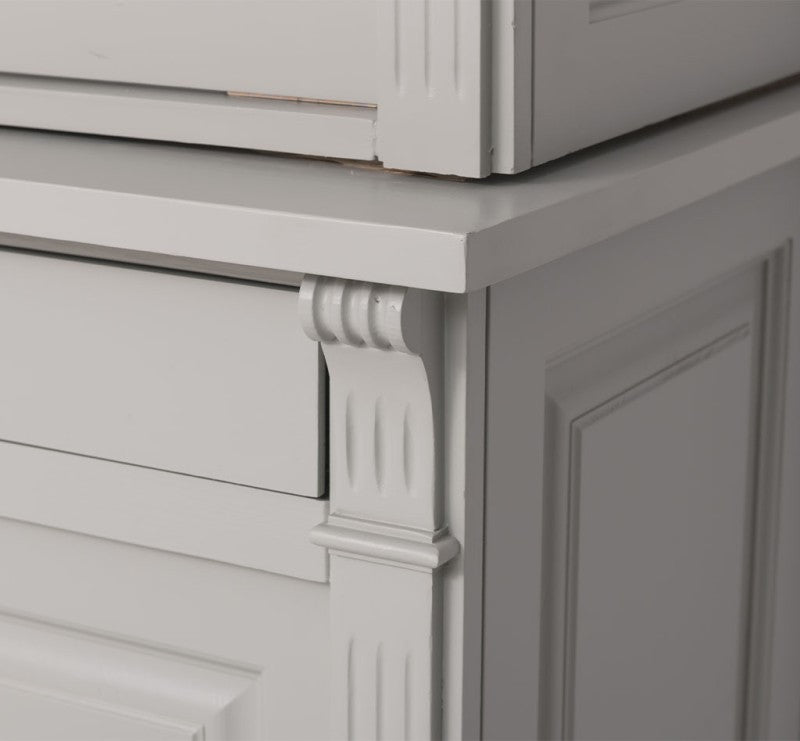 Landhaus Büffet 223x240x51 cm Kiefernholz massiv