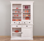 Büffet Weiß 142x225x48 cm Kiefernholz massiv