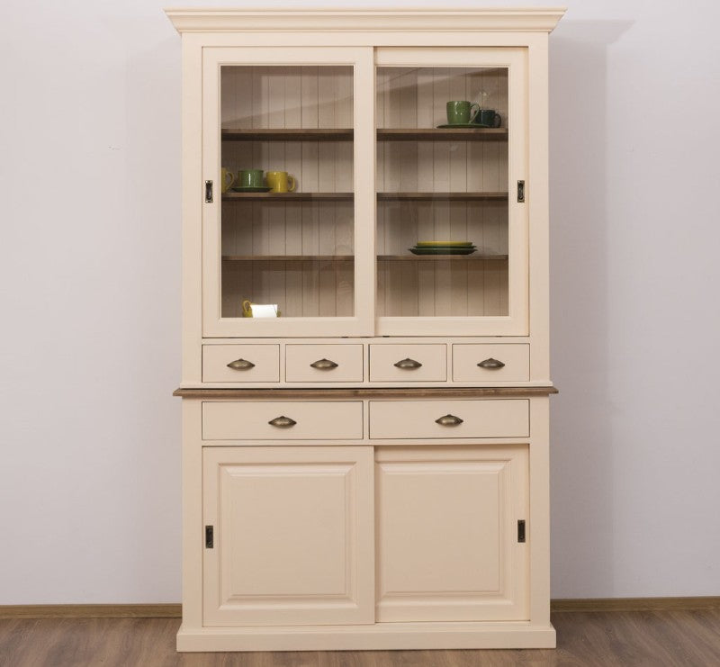 Büffet Beige 142x225x48 cm Kiefernholz massiv