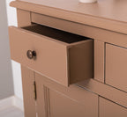 Sideboard Braun Landhausmöbel Kiefernholz Massiv 239x93x47 cm