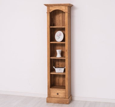 Bücherregal Kiefernholz Massiv 51x190x33 cm