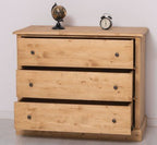 Kommode mit 3 Schubladen 110x90x50 cm Kiefernholz massiv