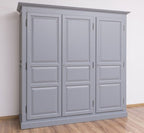 Schrank Kleiderschrank 212x210x67 cm Kiefernholz massiv