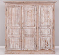 Schrank Shabby Chic Kleiderschrank 212x210x67 cm Kiefernholz massiv
