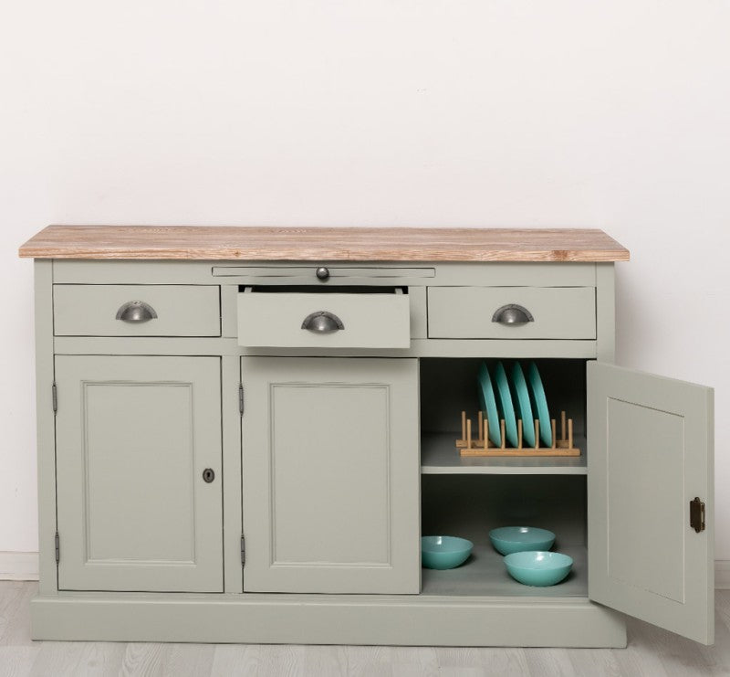 Sideboard Landhausmöbel Kiefernholz Massiv 134x90x50 cm