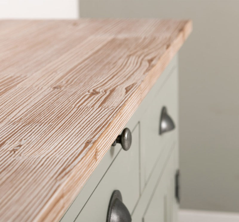 Sideboard Landhausmöbel Kiefernholz Massiv 134x90x50 cm