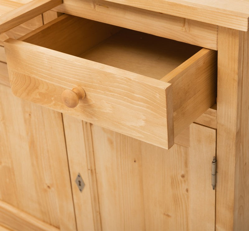 Sideboard Honigbraun Landhausmöbel Kiefernholz Massiv 134x90x50 cm