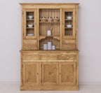 Landhausmöbel Büffet Schrank Natur 138x197x50 cm Kiefernholz massiv