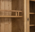 Landhausmöbel Büffet Schrank Natur 138x197x50 cm Kiefernholz massiv