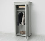 Schrank Kleiderschrank 85x180x58 cm Kiefernholz massiv