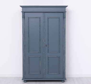 Schrank Kleiderschrank 110x180x58 cm Kiefernholz massiv