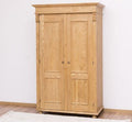 Schrank Kleiderschrank 110x180x58 cm Landhaus Natur Kiefernholz massiv