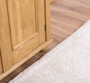Schrank Kleiderschrank 110x180x58 cm Landhaus Natur Kiefernholz massiv