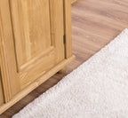 Schrank Kleiderschrank 110x180x58 cm Landhaus Natur Kiefernholz massiv