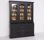 Landhaus Büffet Schwarz 164x226x50 cm  Kiefernholz massiv