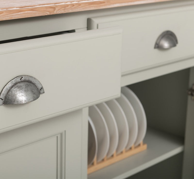 Sideboard Landhausmöbel Kiefernholz Massiv 120x90x45 cm