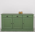 Sideboard Grün Landhausmöbel Kiefernholz Massiv 172x90x45 cm