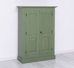 Landhaus Schrank Salbei Grün 98x140x40 cm Kiefernholz massiv