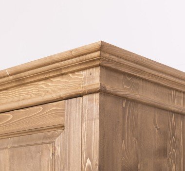 Schrank Kleiderschrank 103x200x59 cm Kiefernholz massiv