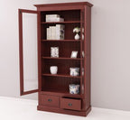 Schrank Regal Vitrine 110x210x39 cm Kiefernholz massiv