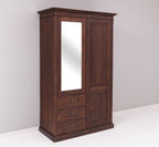 Schrank Kolonialstil Kleiderschrank 121x197x59 cm Kiefernholz massiv