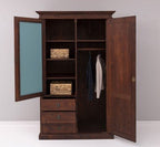 Schrank Kolonialstil Kleiderschrank 121x197x59 cm Kiefernholz massiv