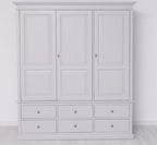 Schrank Kleiderschrank 174x197x59 cm Kiefernholz massiv