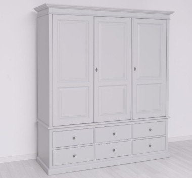 Schrank Kleiderschrank 174x197x59 cm Kiefernholz massiv