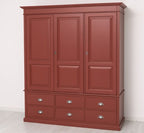 Schrank Kleiderschrank 174x197x59 cm Kiefernholz massiv