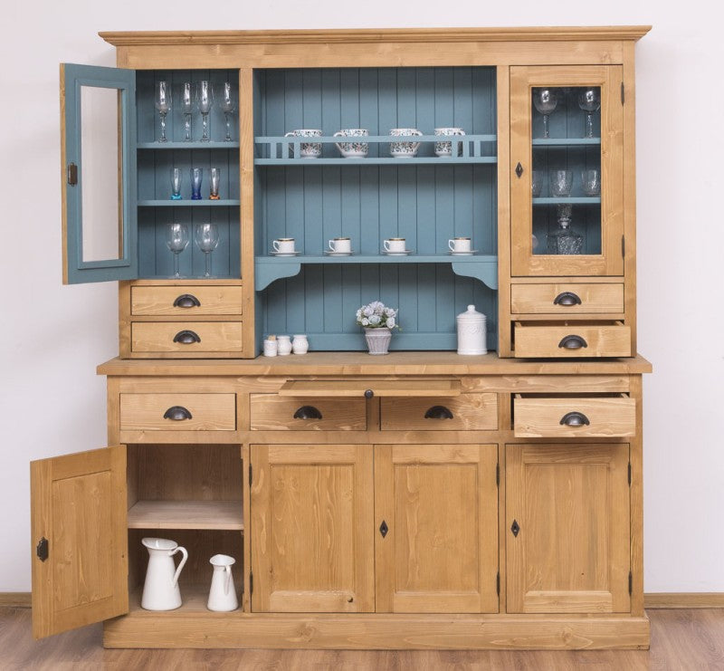 Büffet Natur 180x197x50 cm Kiefernholz massiv